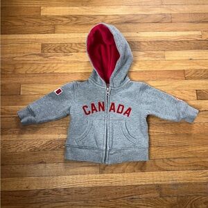 Hudson’s bay Gray Canada 0/6M Hoodie
